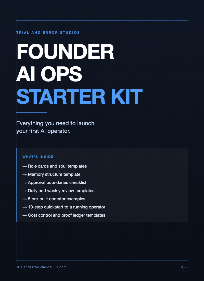 Founder AI Ops Starter Kit cover